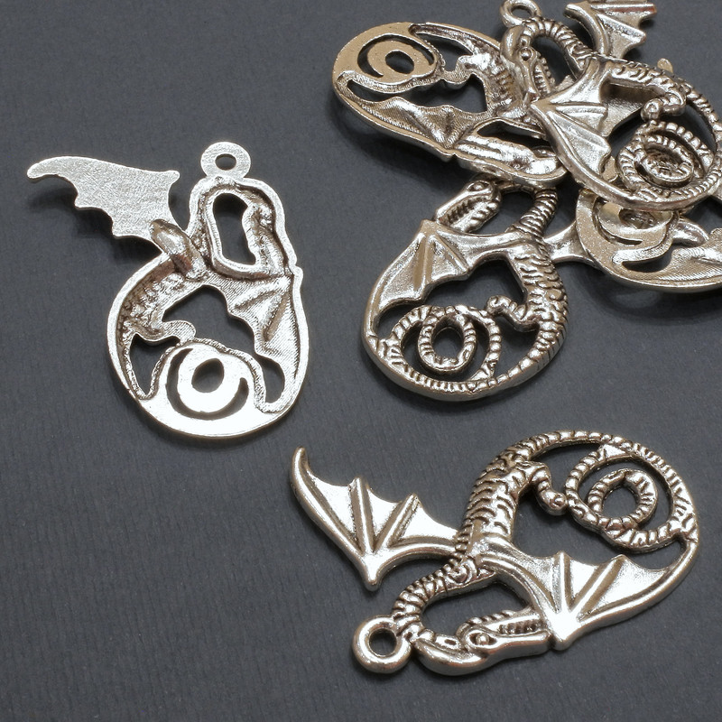 Pendente Drago, diametro 24×36 mm ± confezione da 20 g, 6 pezzi (±)