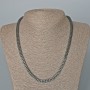 Collana di ematite Fiore, diametro 6x3 mm +-, lunghezza 50 cm+