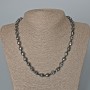 Collana in ematite «Teschio», diametro 8×10×7,5 mm+-, lunghezza 48 cm+-