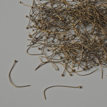 Fornitura per perni con cappellino a testa sferica, lunghezza 40 mm, bronzo 200 g