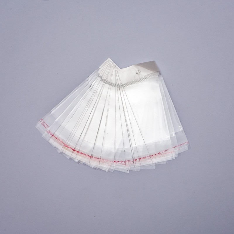 Buste autoadesive per imballaggio 5,5×14 cm, 100 pezzi / confezione