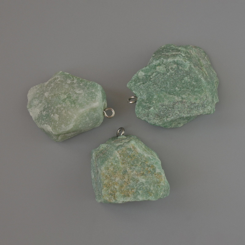 Pendente in amazonite naturale non lavorata