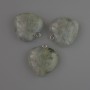 Pendente Cuore Labradorite, diametro 27×25 mm+