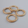 Chiusura a moschettone, colore bronzo, metallo 25 mm