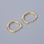 Ganci Congo per orecchini, colore dorato, metallo, 14,5×16×2 mm (coppia)