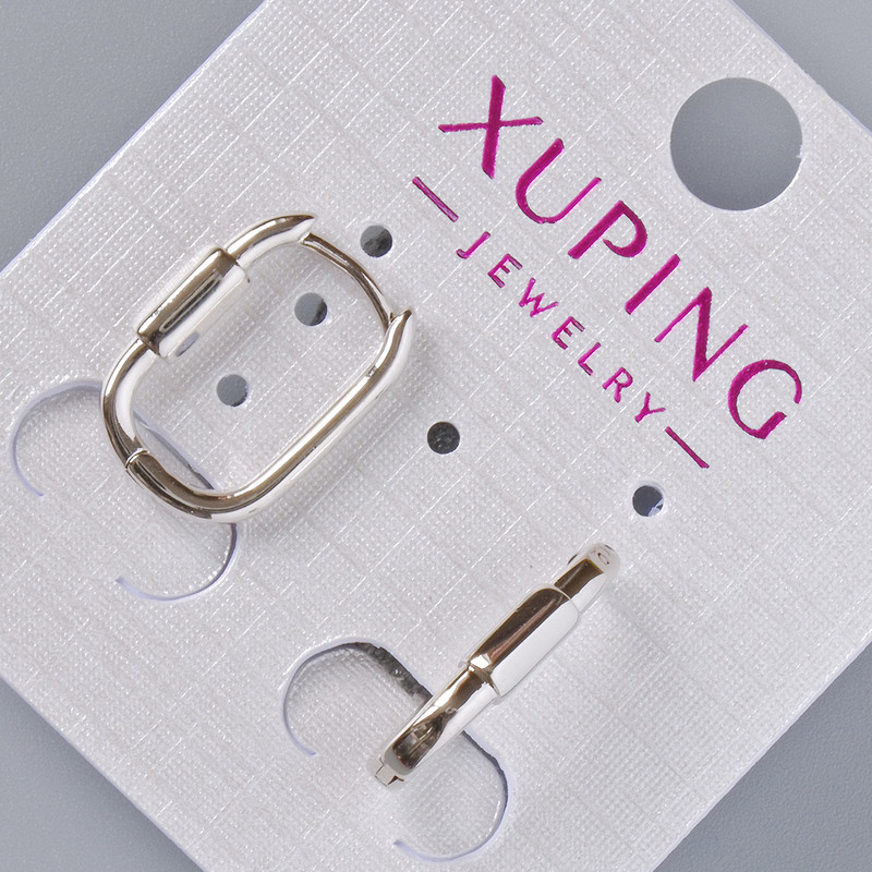 Orecchini Xuping, diametro 16×3 mm +/- rodio