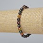 Bracciale diaspro (artificiale) sfere lisce, diametro 6 mm ±, lunghezza 18 cm ± (elastico)
