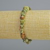 Braccialetto in diaspro naturale, perline sfaccettate, diametro 8×8 mm +-, lunghezza 18 cm +-, (elastico)