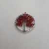 Pendente "Albero della felicità" in corallo 30 mm