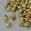 Portaciondolo dorato, dimensioni 6×5 mm, fori 1,5 mm e 2,2 mm, lunghezza 7 mm, confezione da 20 g ± 49 pezzi +
