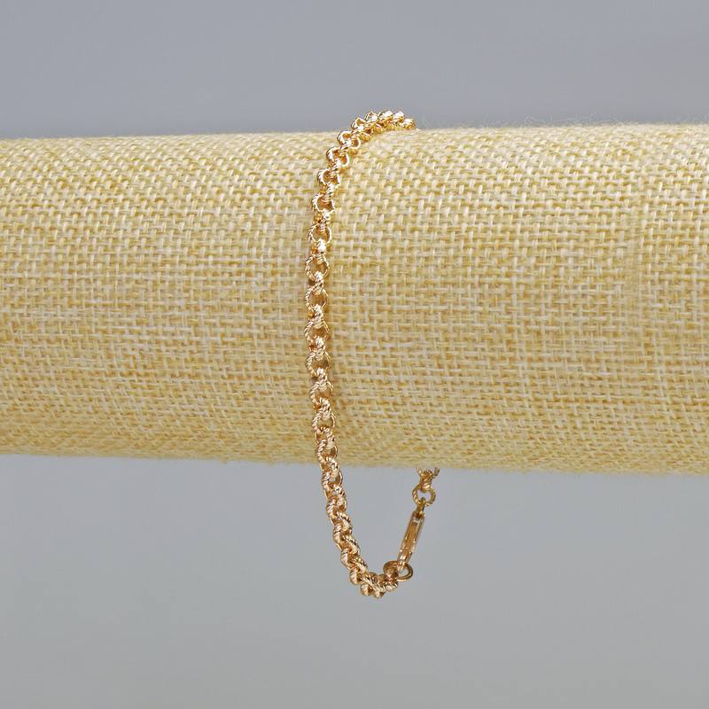Bracciale Xuping Doratura 18K, spessore 4 mm+-, lunghezza 20 cm+