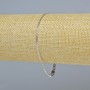 Bracciale Xuping Rodio, spessore ca. 1,9 mm, lunghezza 19 cm