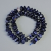Perline di sodalite, pietra naturale, taglio a rondella, diametro 10,5×6,5 mm, lunghezza del filo 38 cm ±