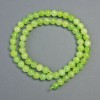 Perline in onice naturali, sfere lisce, diametro 6,5 mm, lunghezza 38 cm +/- su filo