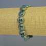 Bracciale in Ematite opaco camaleonte, diametro 12×4,5 mm ±, lunghezza 18 cm ±, stretch