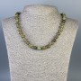 Collana di Grosular (granato verde) – perle rotonde lisce da 8 mm, lunghezza 50 cm+