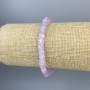 Bracciale Ametista lavanda sfaccettato cubo 5x5mm+-, lunghezza 18cm+- elastico