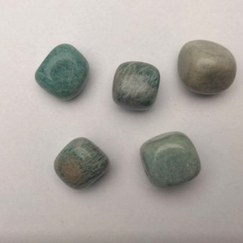 Amazonite taglio sfaccettato 21×18 mm (+-) confezione da 100 g