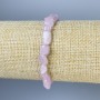 Bracciale Kunzite levigato, diametro 6-12×6-7 mm, lunghezza 18 cm ± elastico