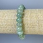Bracciale nefrite levigata, dimensioni delle perle 11×8 mm, lunghezza 18 cm, elastico