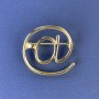 Spilla «Cagnolino» 30mm+- metallo dorato