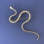 Spilla Serpente in metallo dorato 98×50 mm+