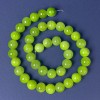 Perline di onice, sfere lisce, diametro 10 mm, lunghezza circa 40 cm, su filo