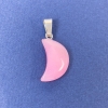 Pendente Luna in Turmalina (pietra tonalizzata) 11×18×5×28 mm+