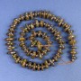 Perline di bronzite levigate 8–10×4 mm +/- con perline su filo, lunghezza 40 cm+