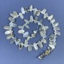Perline di Labradorite a granuli 14-20×7 mm ± con perline su filo, lunghezza 40 cm+