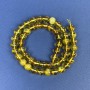 Perline di ambra lisce da 7 mm ± su filo, lunghezza 39 cm+