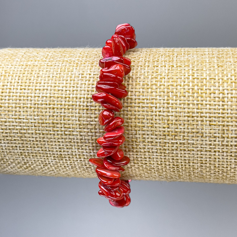 Bracciale granuli di madreperla, diametro 9×2 mm (±), lunghezza 18 cm (±), elastico