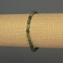 Bracciale in giadeite a goccia, diametro 7×4 mm +-, lunghezza 18 cm+- elastico
