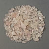 Pietra naturale quarzo rosa, nodi levigati senza foro, 8-14×6-9 mm ± (per 100 g ±)