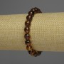 Bracciale Ambra sfere lisce, diametro 9 mm ±, lunghezza 18 cm ±, elastico