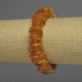 Bracciale con frammenti di ambra, diametro 14×2 mm, lunghezza 18 cm, elastico