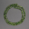 Perline in diopside cromato naturali, sfaccettate a sfera, diametro 4 mm, lunghezza 39 cm ±