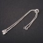 Base per bracciale con slider, lunghezza 22 cm