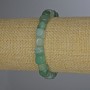Bracciale in agata a cubo 7x7 mm elastico