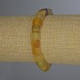 Bracciale in agata gialla a cubetti 7x7 mm ±, lunghezza 18 cm ±, elastico