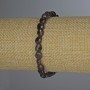Bracciale Granato sfaccettato, diametro 7×6 mm, lunghezza 18 cm +/- elastico