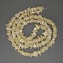 Perline di madreperla a granuli, diametro 7–14×3–5 mm, lunghezza 78 cm ± su filo