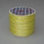 Gomma elastica per hobby creativi, bobina, colore giallo, lunghezza 30 m +