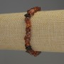 Bracciale con frammenti di ambra 5–7×4 mm ±, lunghezza 18 cm ±, elastico