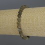 Braccialetto in labradorite con perle lisce, diametro circa 6 mm, lunghezza 18 cm, base elastica