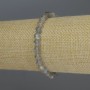 Bracciale labradorite sfere lisce, diametro 6 mm ±, lunghezza 18 cm elastico