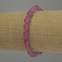 Bracciale in turmalina levigata, diametro 9×6 mm, lunghezza 18 cm, elastico