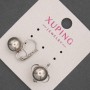 Orecchini Xuping rodiati 10×15 mm