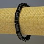 Bracciale in agata cilindri, diametro 8×5 mm ±, lunghezza 18 cm elastico