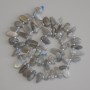 Perle di Labradorite a forma di farfalla 11-16×6 mm ± su filo, lunghezza 39 cm+